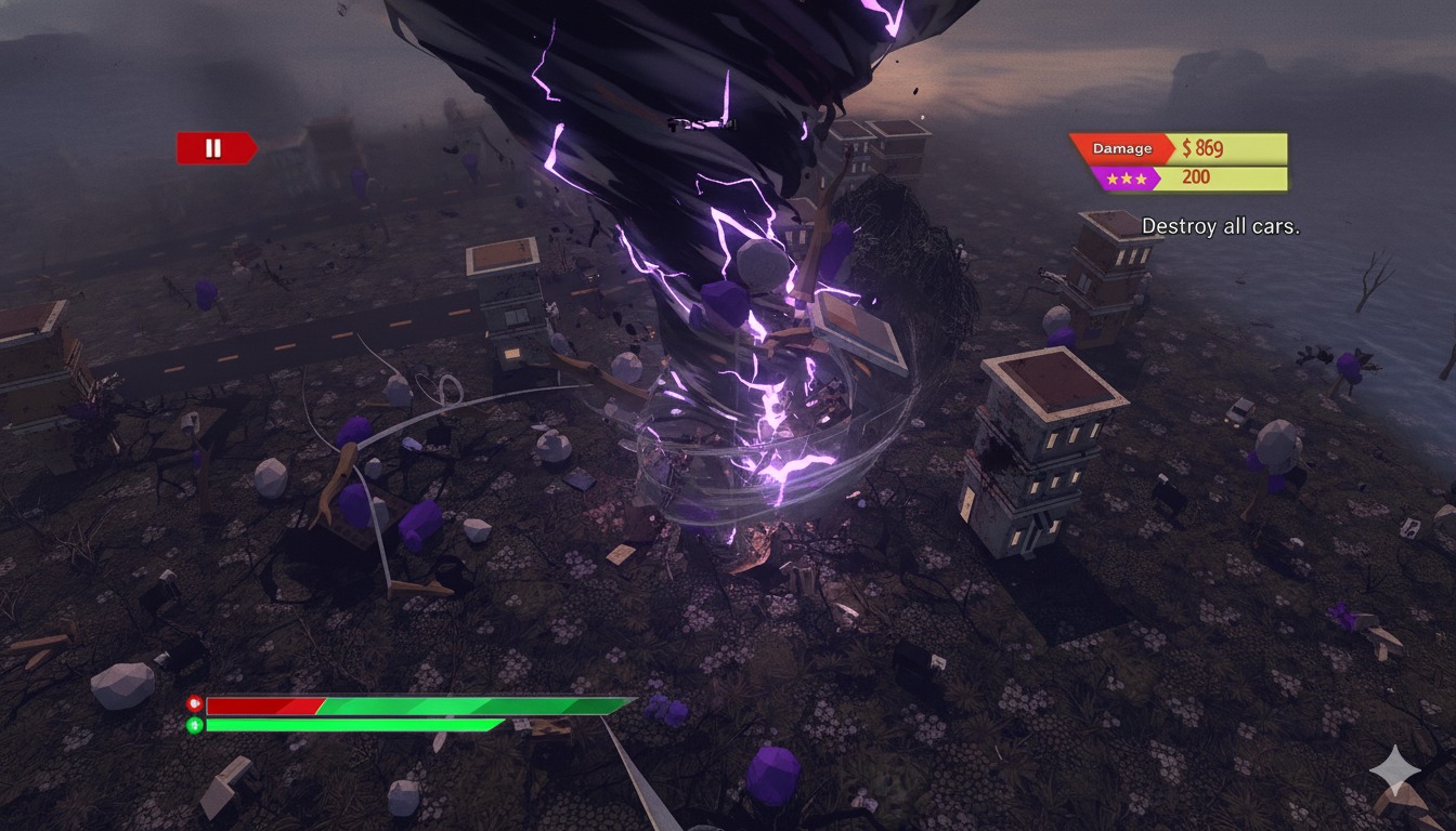 Tornado Quest Game Screenshot